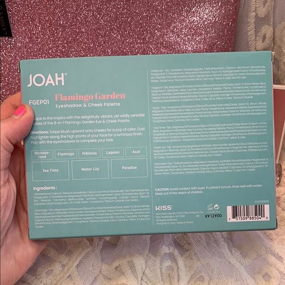 8 PCS - JOAH Shadow Palette - Pink Glitter Makeup/Beauty Bundle - Picture 10 of 17